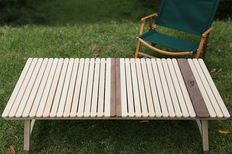 2つ折りウッドテーブル KUROSON370F / 400Fの通販｜【196】ひのき