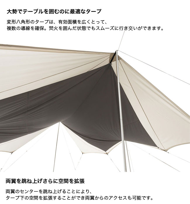 楽天市場】【SALE 30%OFF】スノーピーク TAKIBIタープ オクタ snow