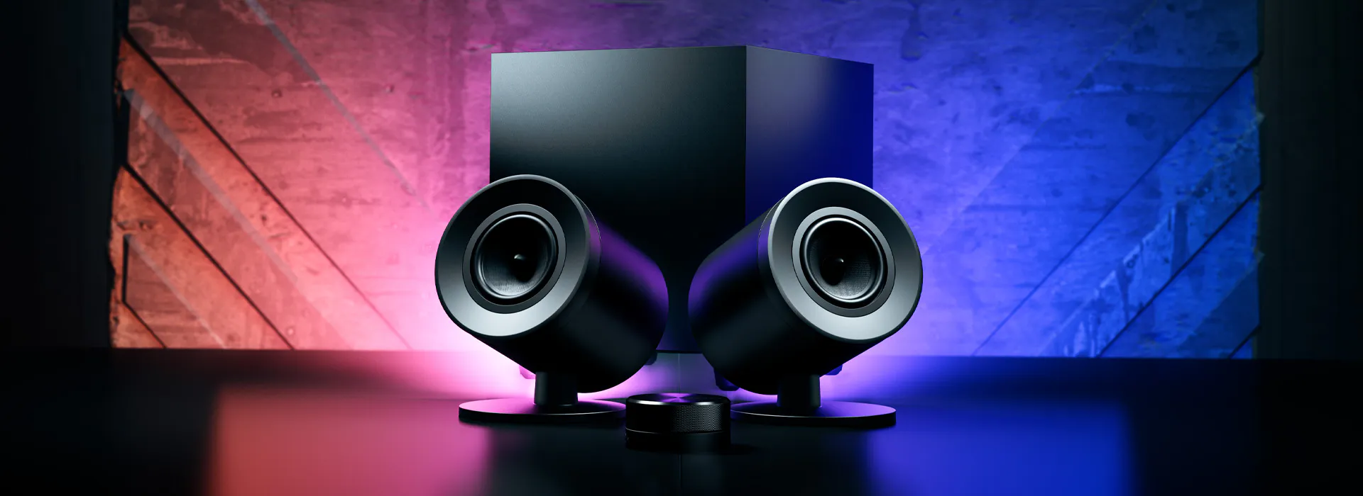 2.1 PC Gaming Speakers with Wireless Subwoofer - Razer Nommo V2