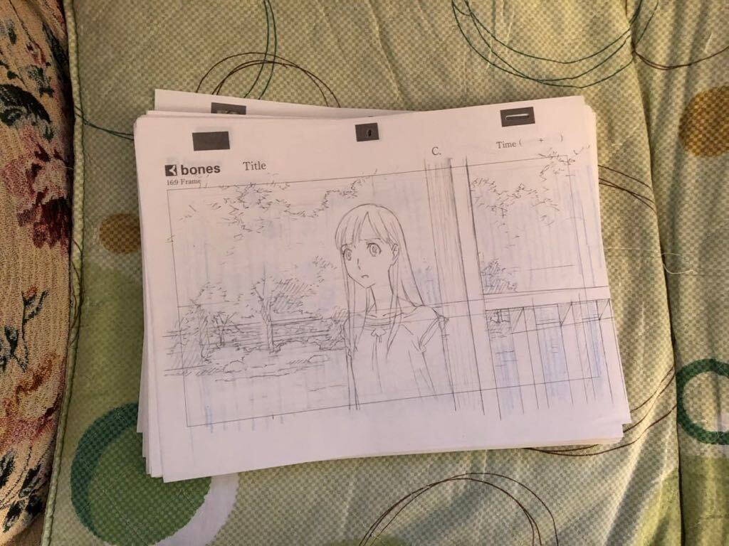 ② UN-GO 直筆レイアウト (検索用 原画 設定資料 動画)｜Yahoo!フリマ