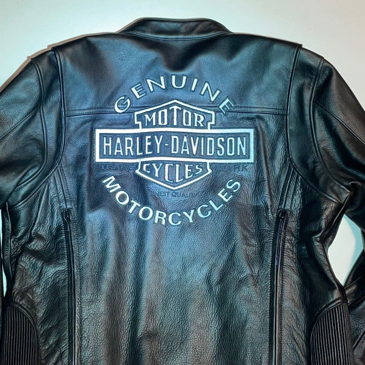 Harley Davidson ハーレーダビッドソン レザーライダースジャケット 革