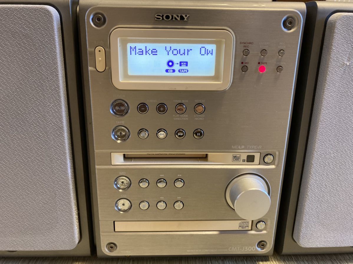 Yahoo!オークション - SONY ソニー コンポ CMT-J300 ジャンク CD MD TA