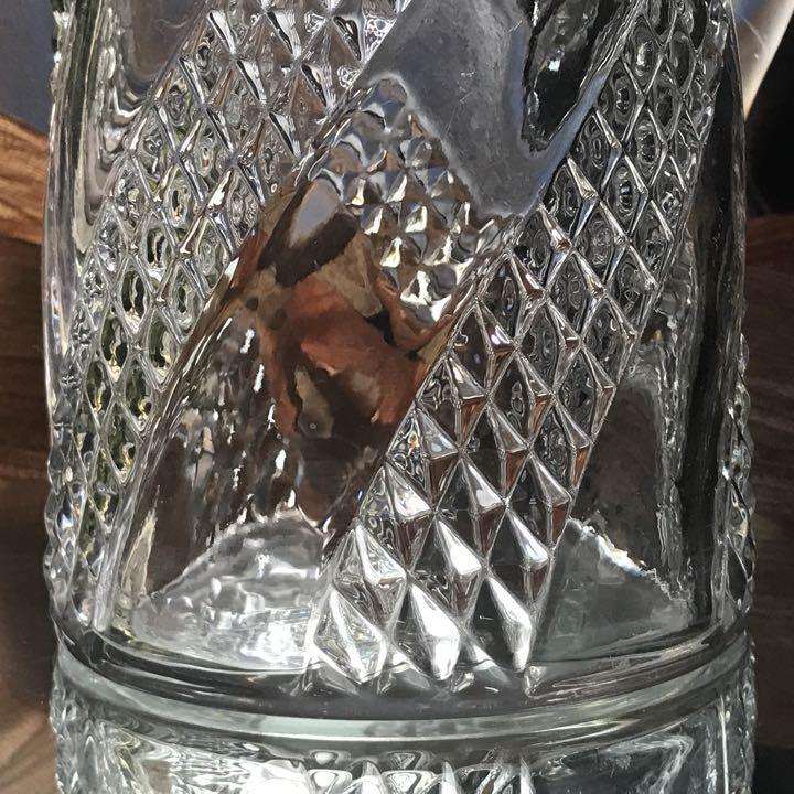 美しいオールドバカラBACCARATセルパンタンSERPENTINE水差し 特大