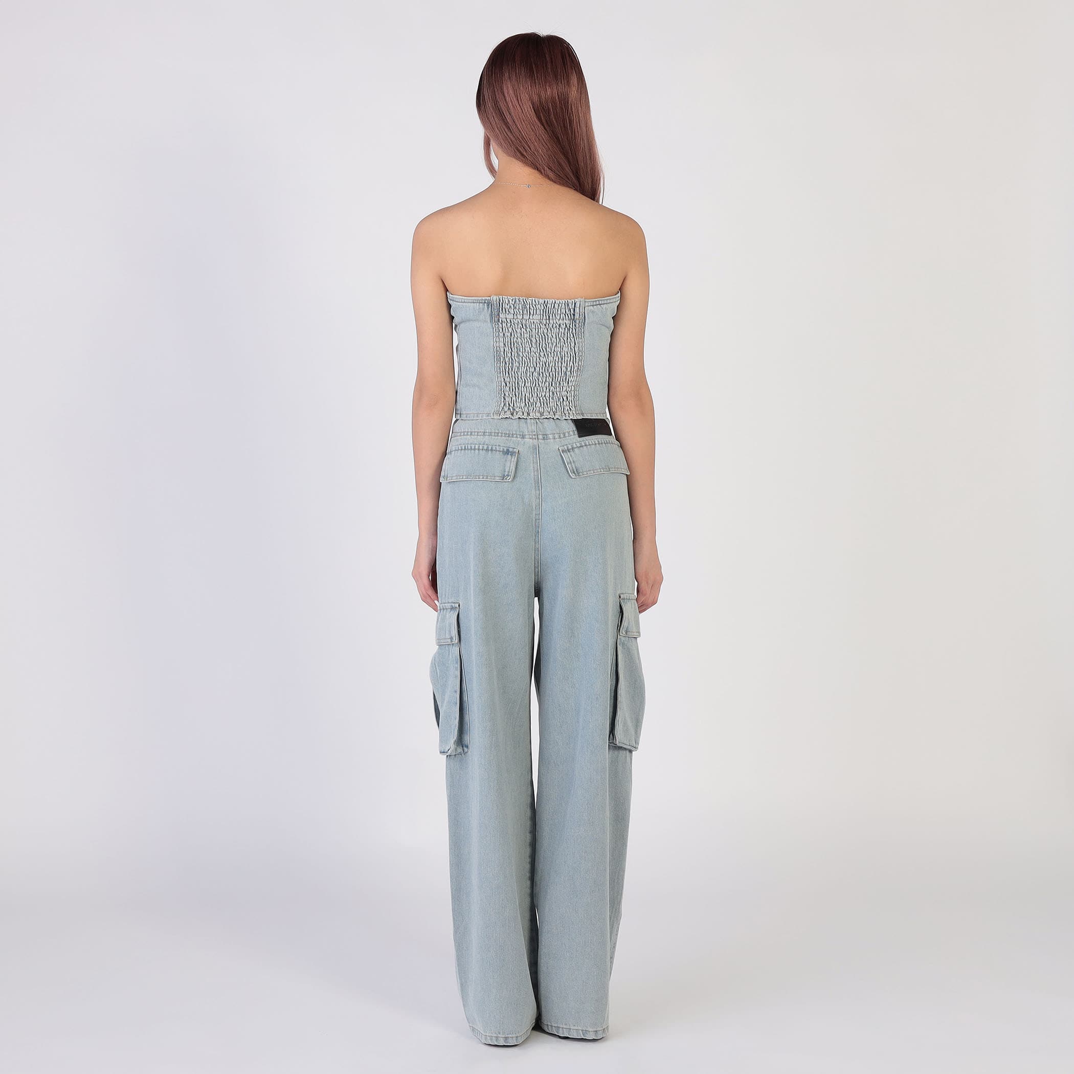 デニムビスチェxパンツSET｜セットアップ｜CECIL McBEE(セシル