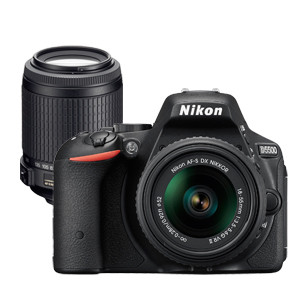 Nikon D5300 18-55mm VR II and 55-200mm VR II Kit with Gadget Bag