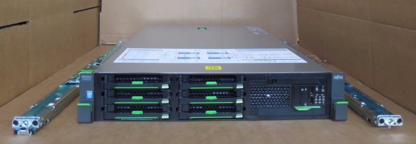 Fujitsu PRIMERGY RX300 S8 2 x 10-Core E5-2680 V2 96GB RAM 2 x PSU