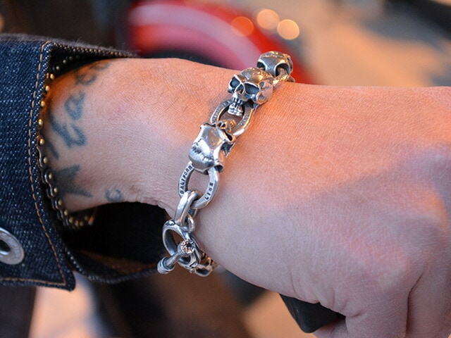 CALIFORNIA LINE/カリフォルニアライン】「Skull Bracelet/スカル