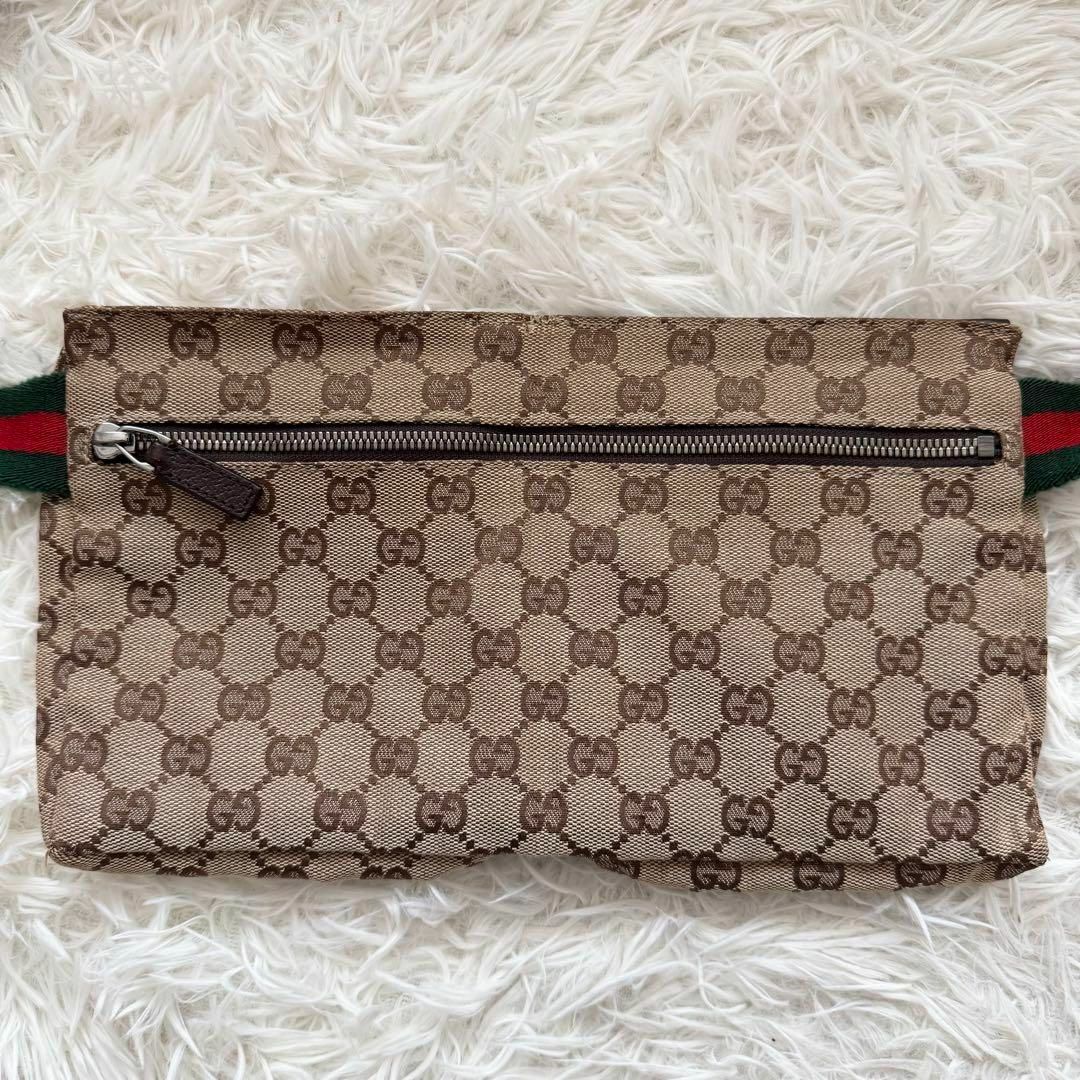 GUCCI - 【グッチ】ボディバッグ キャンバス シェリーライン GG柄