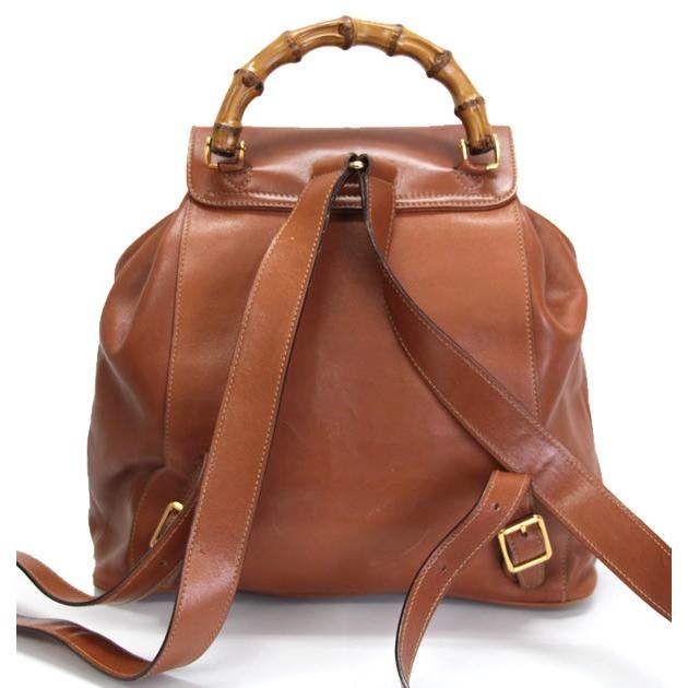 グッチ GUCCI バンブー リュックサック バックパック ミディアム