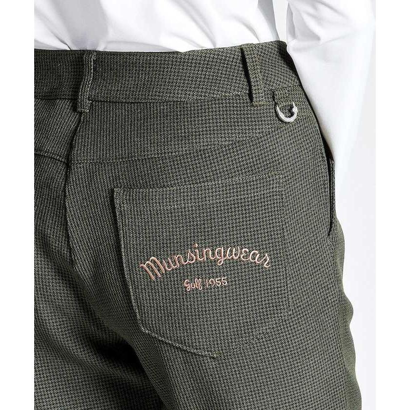Munsingwear（マンシングウェア） 公式 千鳥ジャカード9分丈パンツ