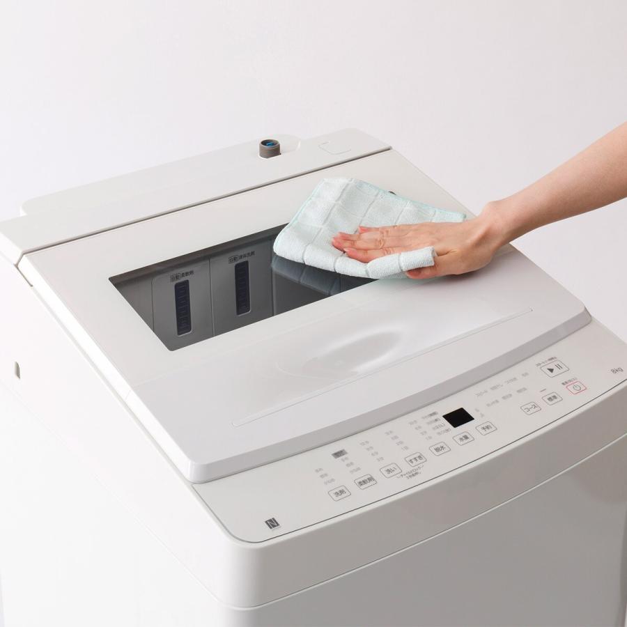 ニトリ（NITORI） 8kg洗剤自動投入洗濯機(NT80S1 ホワイト)(リサイクル