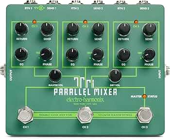 Amazon | electro-harmonix/Tri Parallel Mixer Effects Loop Mixer