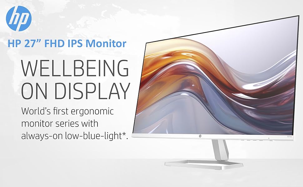 Amazon.com: HP 27 Monitor with Dual 2W Speakers (Replaces M27fwa