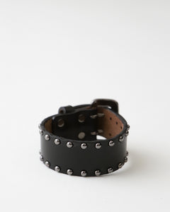 WACKO MARIA WOLF'S HEAD / STUDS LEATHER WRIST BAND（29mm） – NCNR
