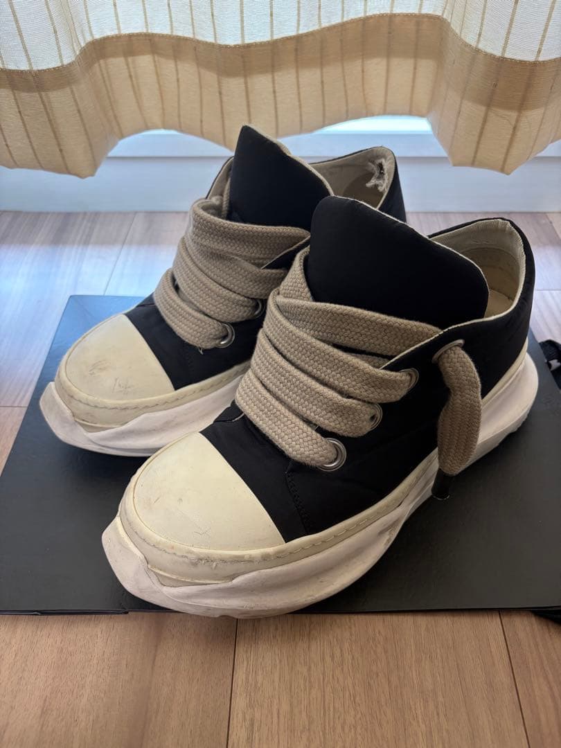 靴 rick owens drkshdw jumbo laces abstra リックオウエンス Rick Owens DRKSHDW JUMBO LACES ABSTRACT SNEAK