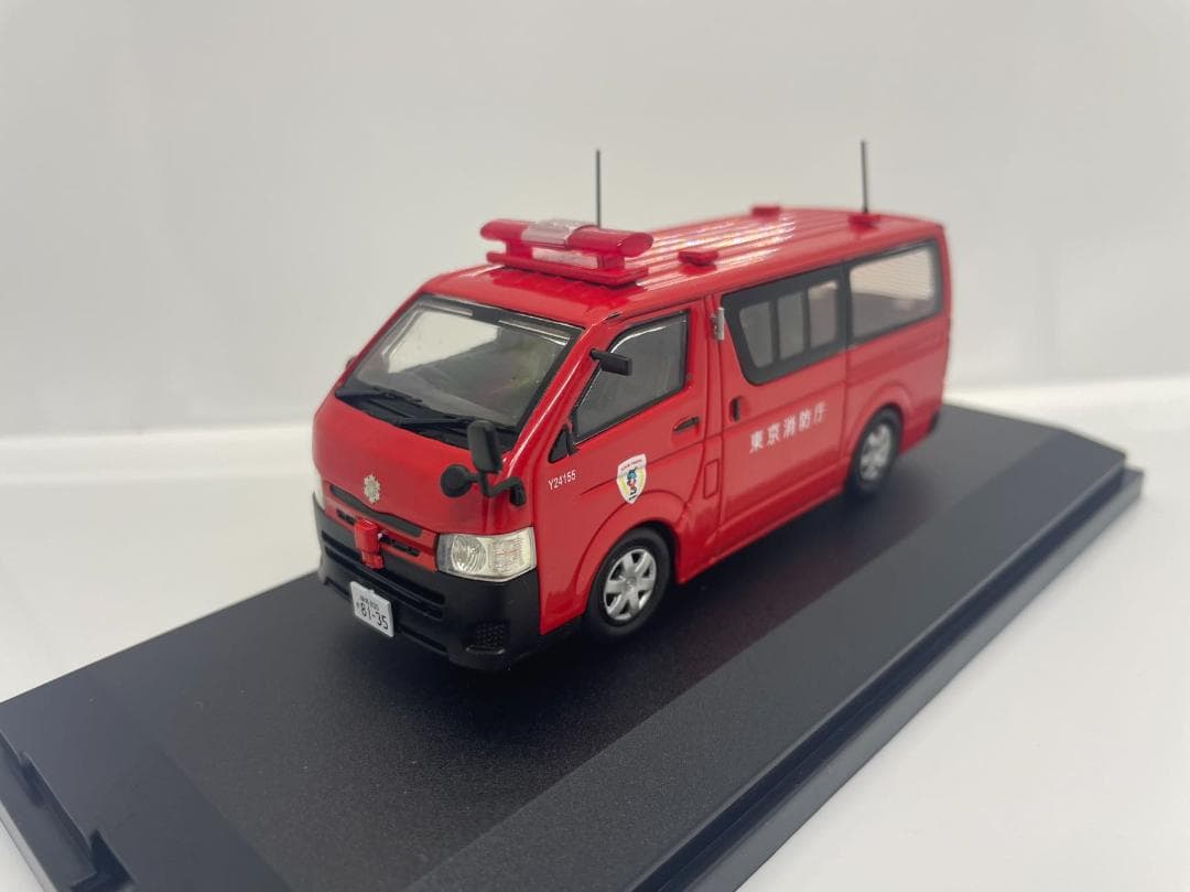 403-187 Model 1 1/43 トヨタ ハイエース 東京消防庁 東京消防庁のハイメディック救急車、43分/1サイズでリアルに再現…限定