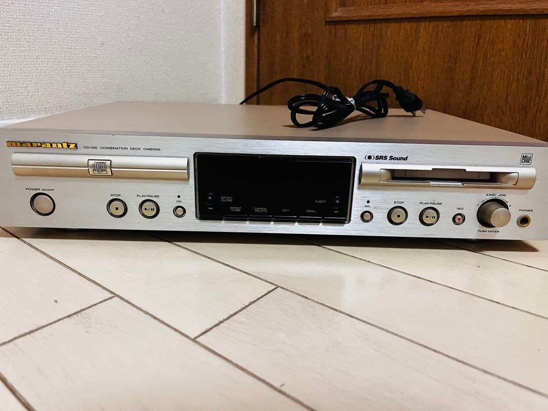 Marantz CD MDプレーヤー　6000CM Amazon.co.jp: マランツ CD/MD コンビネーションデッキ（ブラック） CM