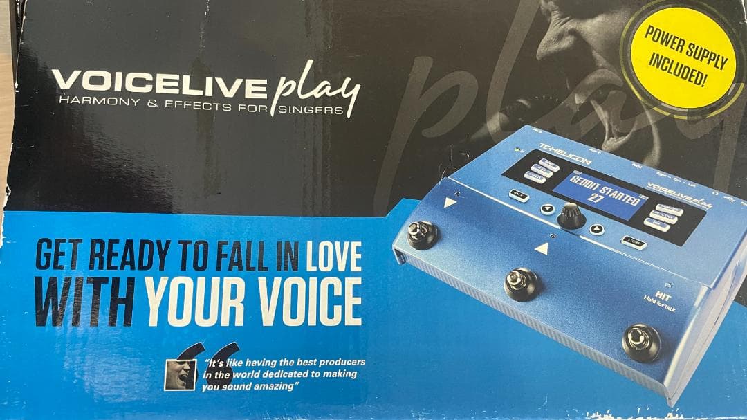 TC-HELICON VoiceLive Play ボイスライブ プレイ TC-Helicon VoiceLive Play Vocal Harmony and Effects Pedal | Sweetwater