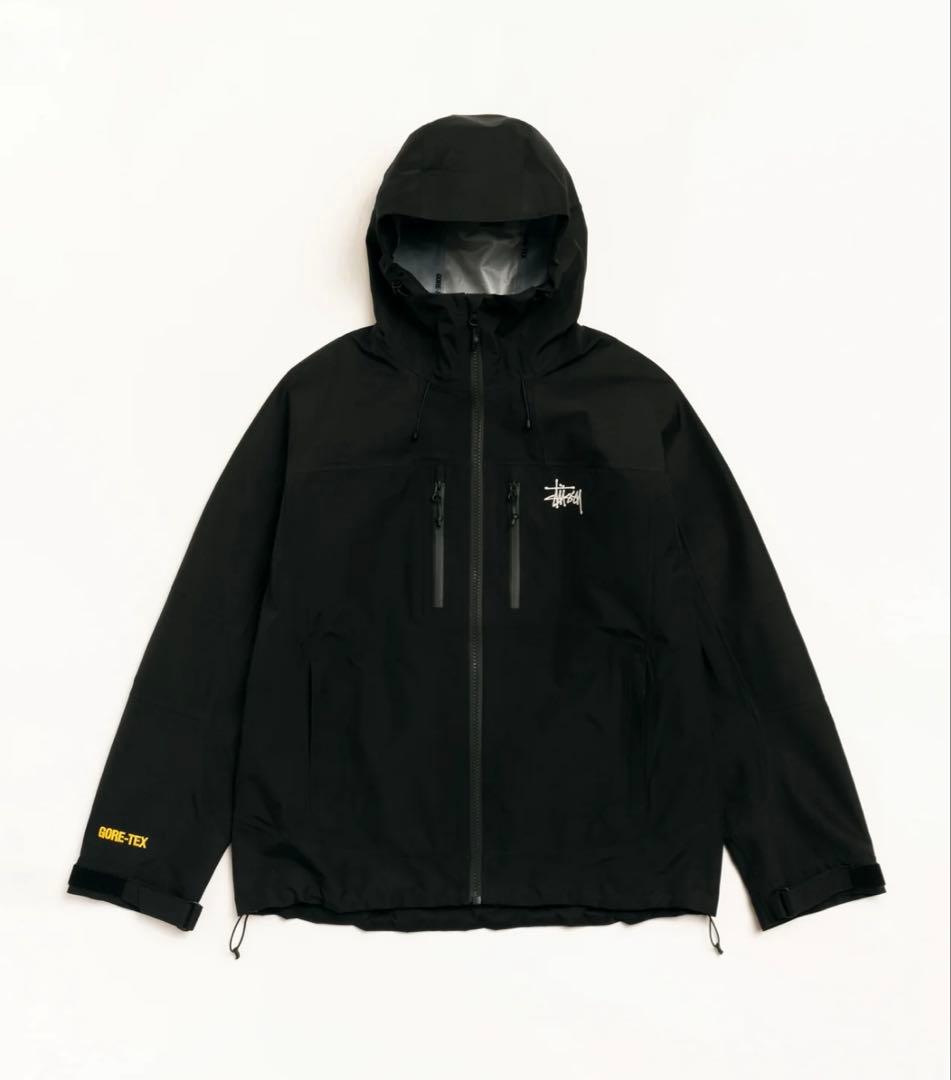 ジャケット・アウター Stussy GORE-TEX Guide Shell Black L Gore-Tex® Guide Shell – Black | Outerwear | Stüssy Canada