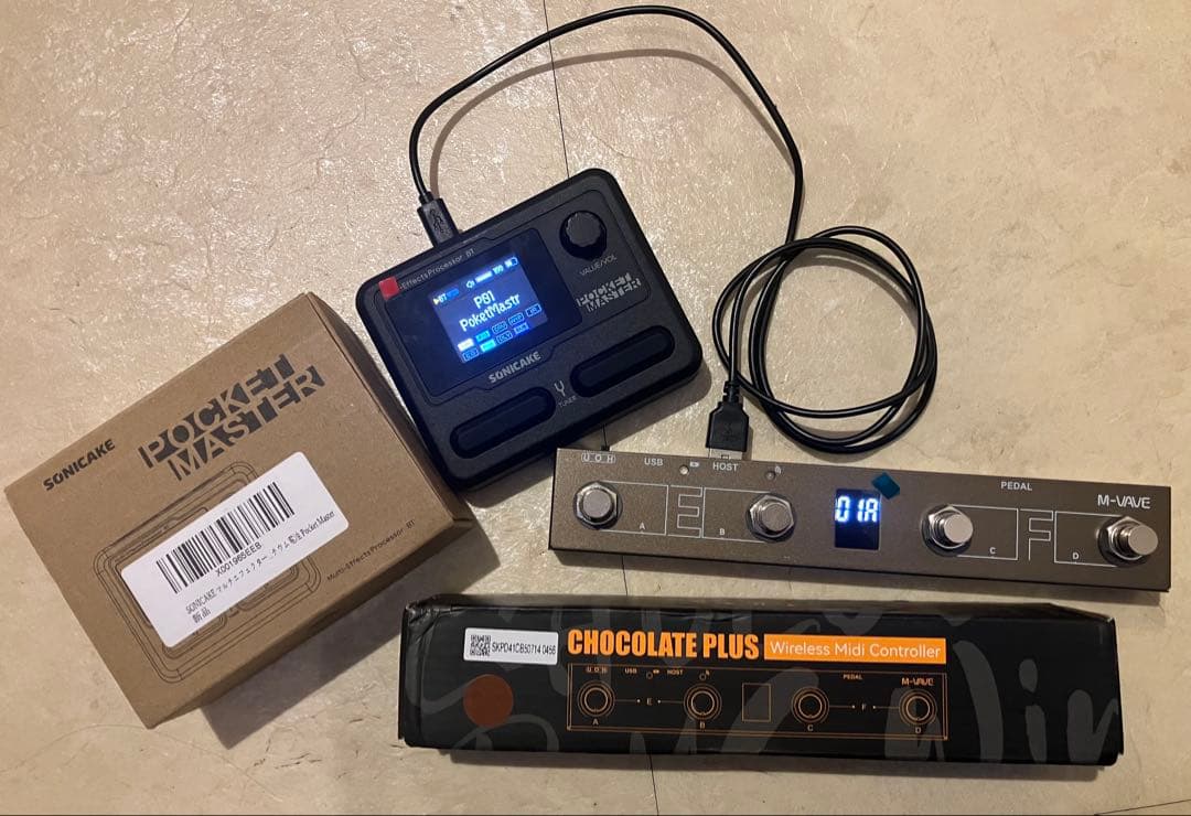 SONICAKE Pocket masterと chocolateplus 最近巷で話題のsonicakeのpocket masterと、MVAVEのchocolate plusで