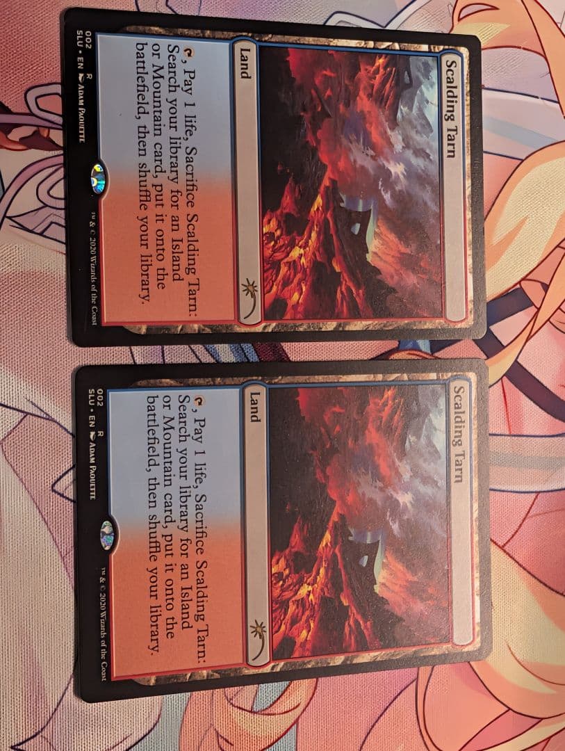 MTG　沸騰する小湖/Scalding Tarn　英語　2枚　SLU EX+]沸騰する小湖/Scalding Tarn《英語》【SLU】