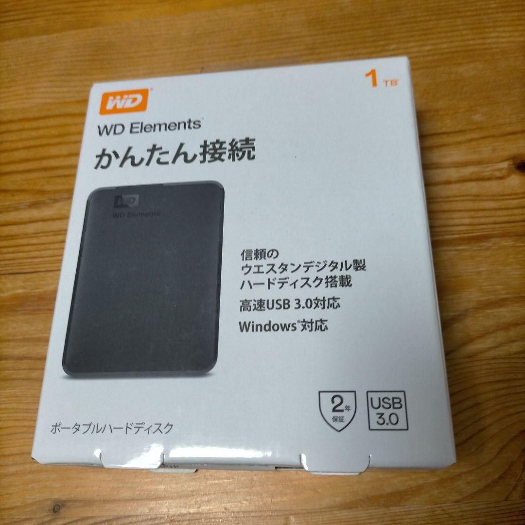 【新品】WD Elements 1TB ポータブルハードディスク Amazon | WD HDD ポータブル ハードディスク 1TB USB3.0 Elements