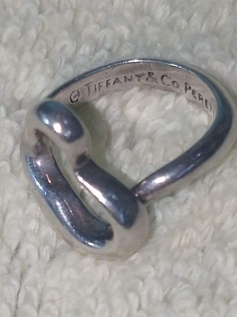 中*吉様 ティファニー エルサペレッティ オープンハートリング SV925 7