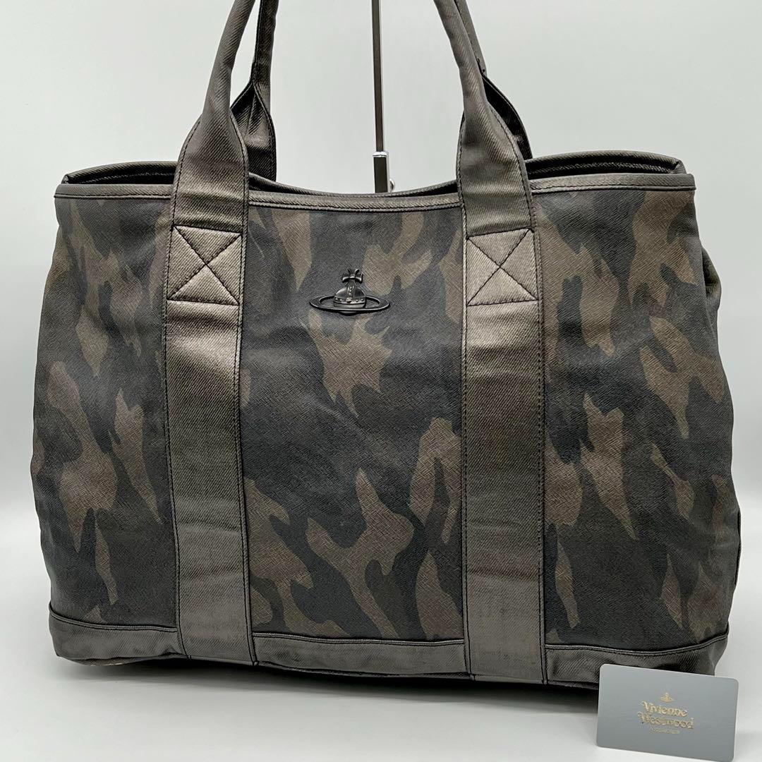 【美品】Vivienne ビッグトート カモフラージュ柄 マザーズバッグ 美品】Vivienne ビッグトート カモフラージュ柄 マザーズバッグ - メルカリ
