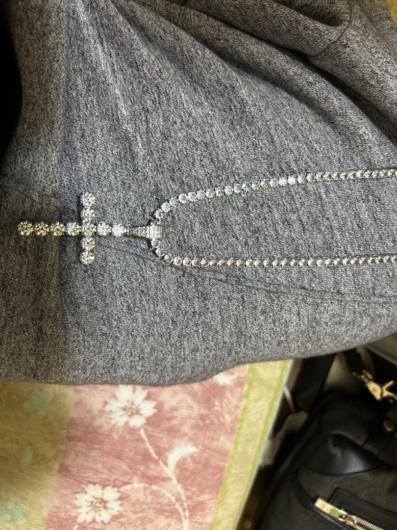 モアサナイト‼️ネックレス モアサナイト シルバー ネックレス&ペンダント 41cm-46cm CROWN-0.5CT