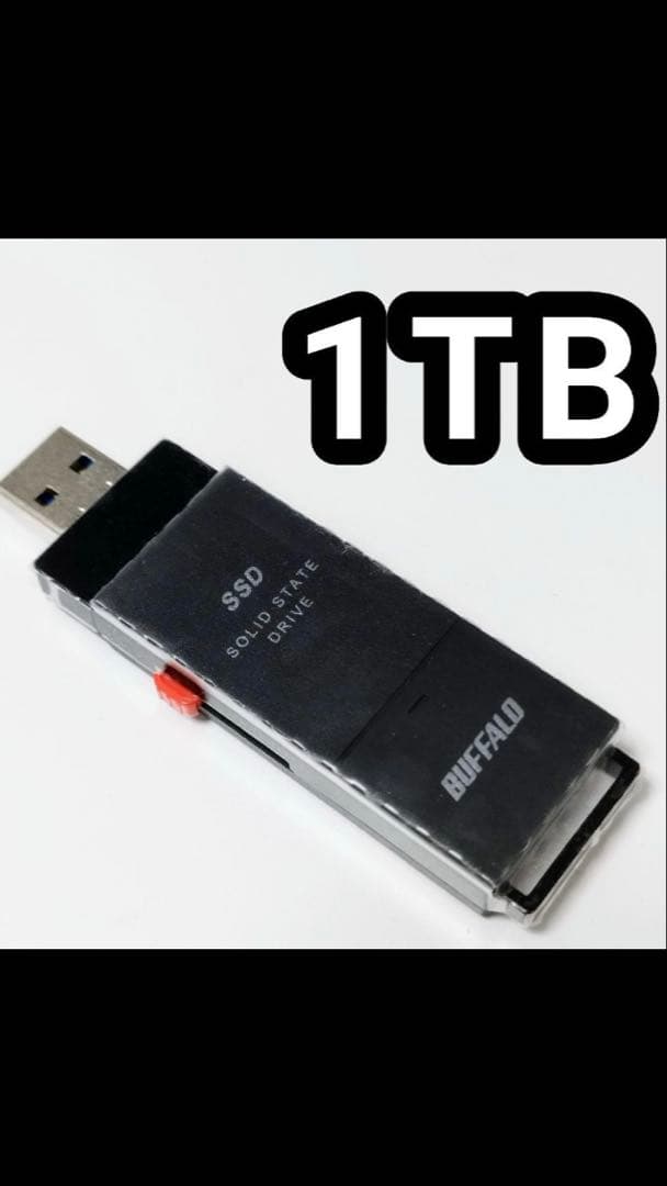 【未使用に近い】外付けSSD　1.0TB　PS5/PS4対応　USBメモリ