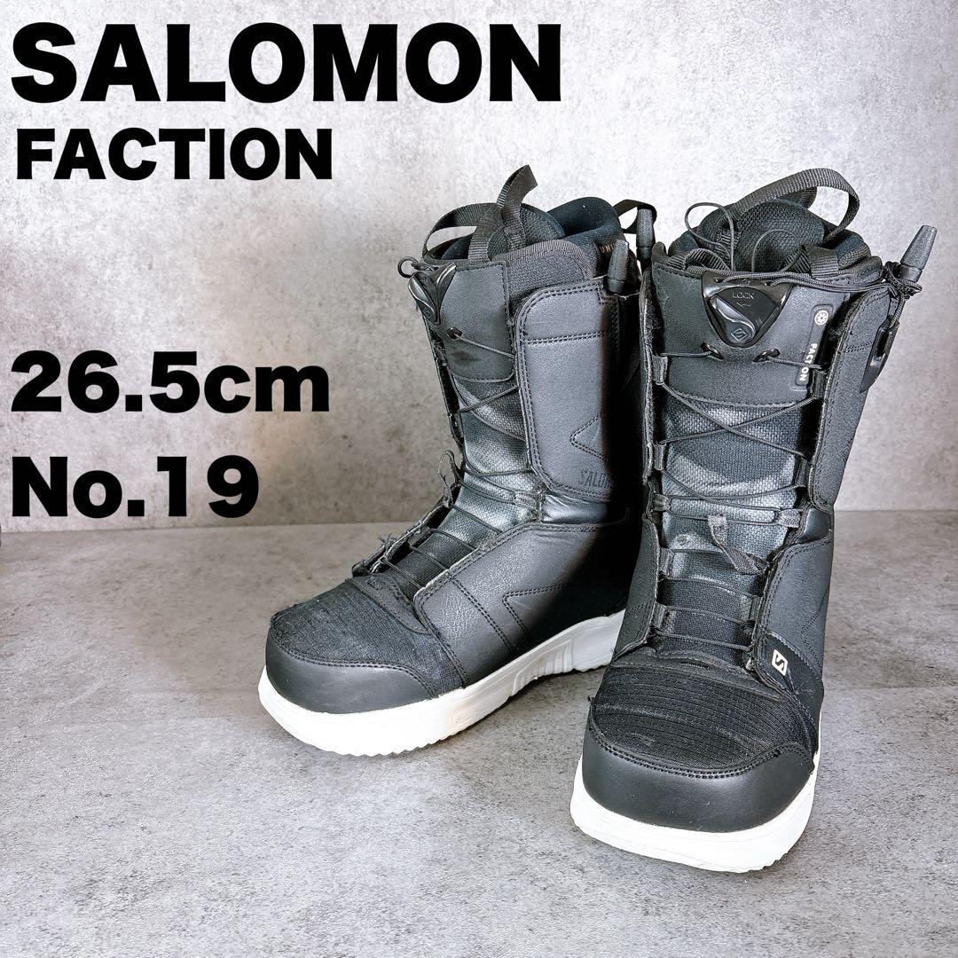 メンズスノーボードブーツSALOMONサロモン FACTION 26.5センチ SALOMON（サロモン） FACTION BOA_ (L47242700) 24-25年モデル メンズ