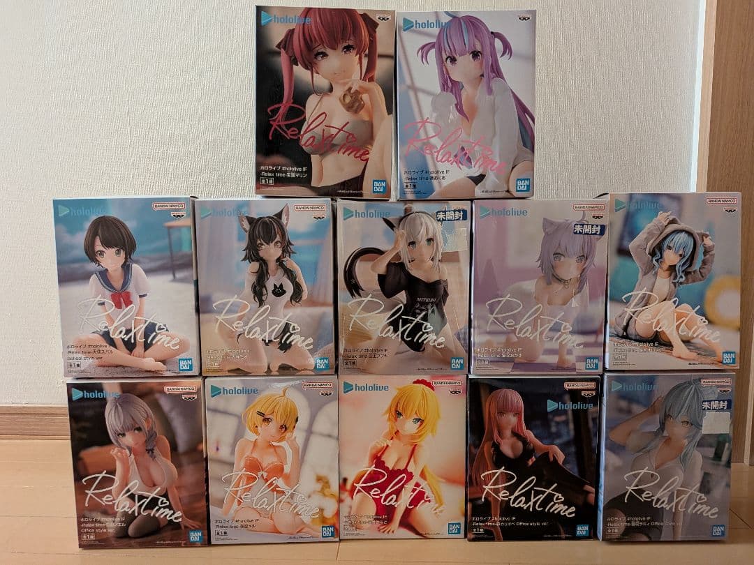 リッキー　Relax time フィギュア 12体セット　ホロライブ 12体セット】ホロライブ Relax time リラックスタイム フィギュア