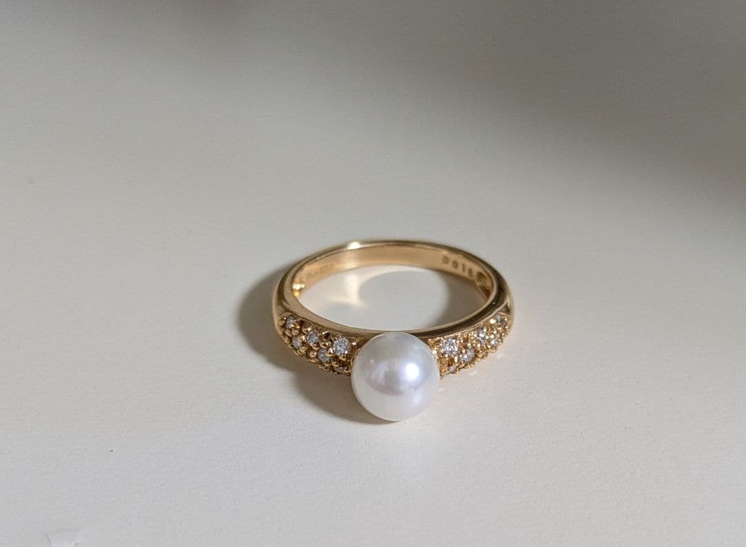 18K ゴールド 真珠とダイヤのリング　スタージュエリー DIAMOND CELESTIAL RING(1ZR1226)K18 リング｜スタージュエリー公式