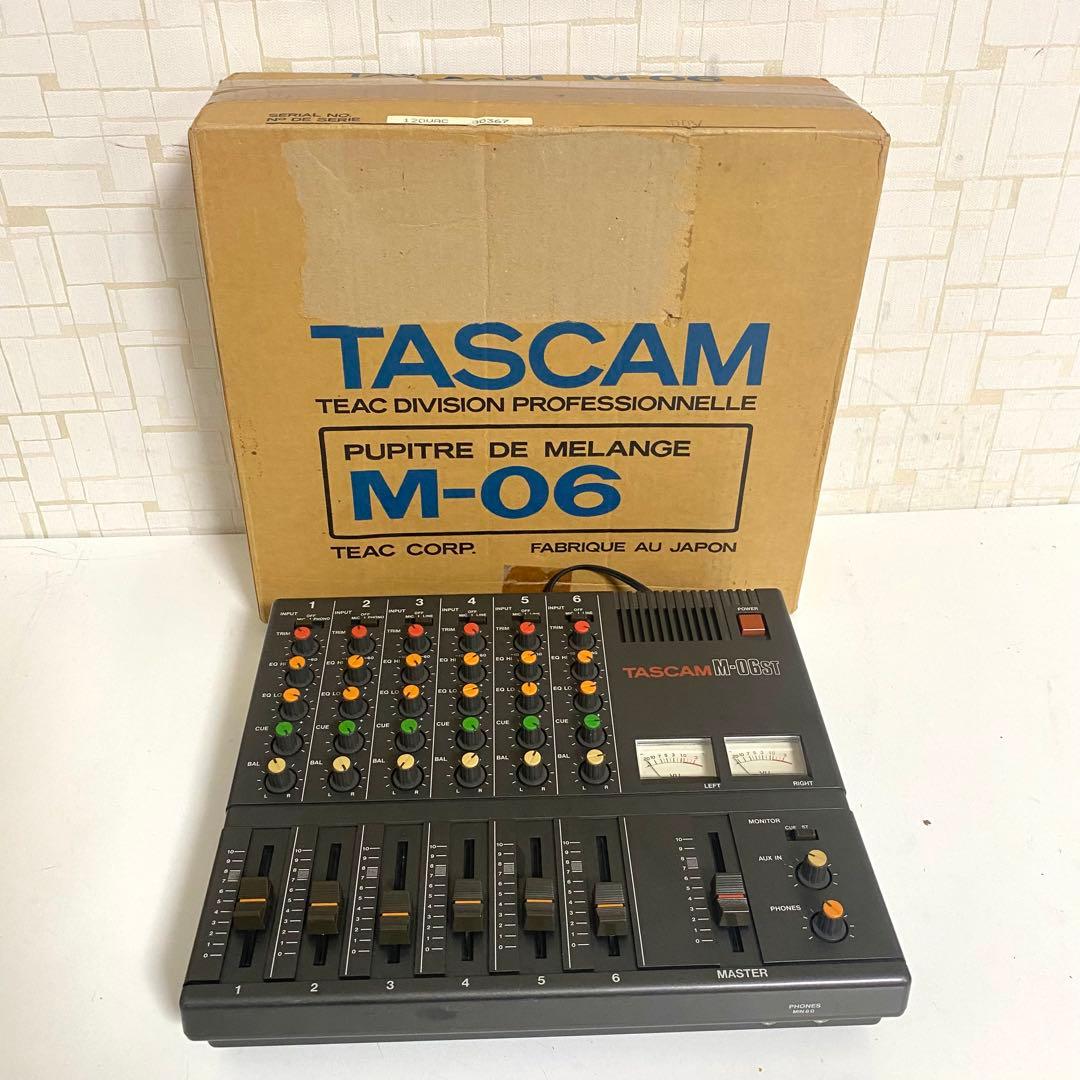 TEAC TASCAM M-06ST アナログミキサー Tascam M-06ST 6/12 Channel Stereo Mixer 80's Vintage - Serviced