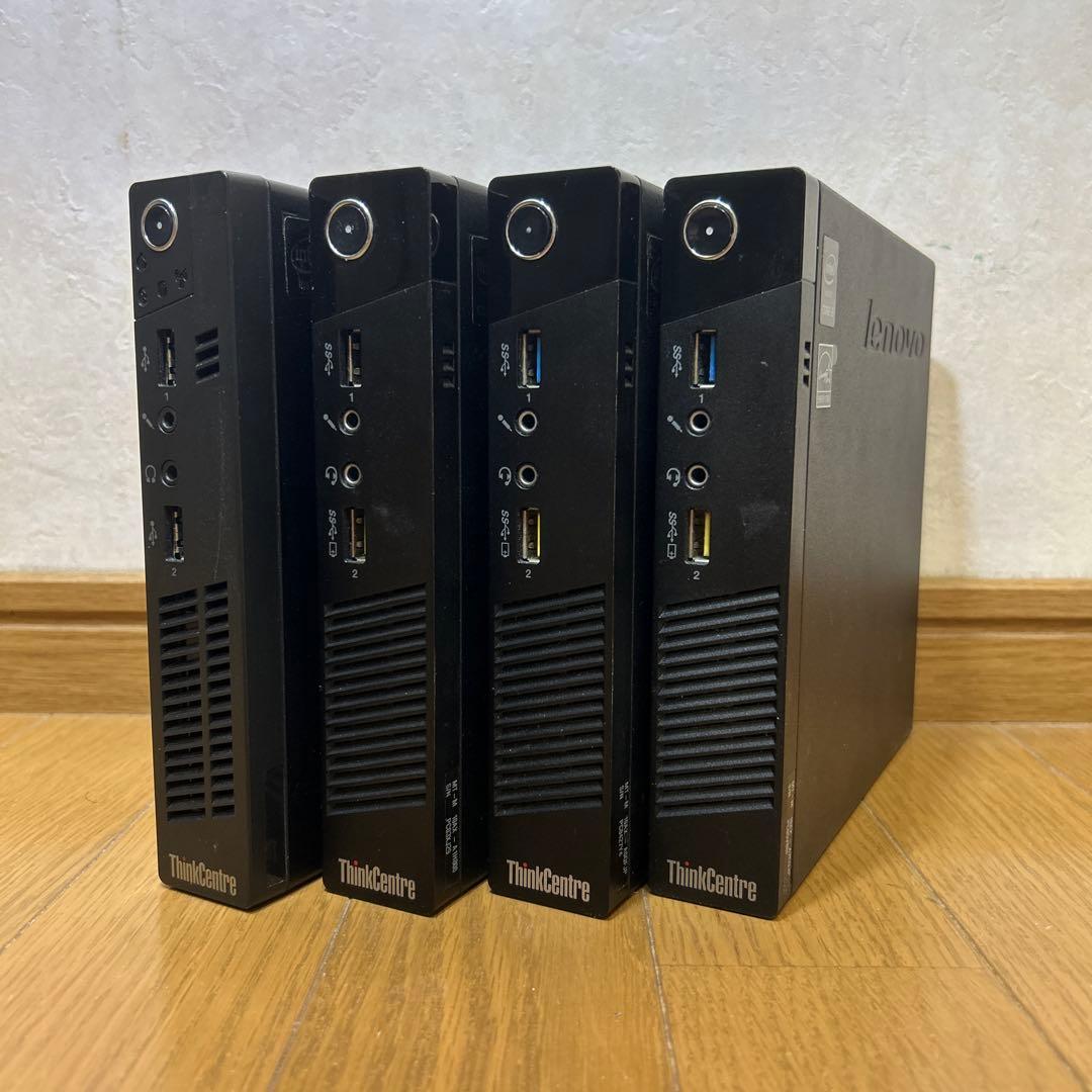 Lenovo ThinkCentre ミニPC 4台セット Amazon.com: Lenovo ThinkCentre neo 50q Gen 4 Business MFF Desktop