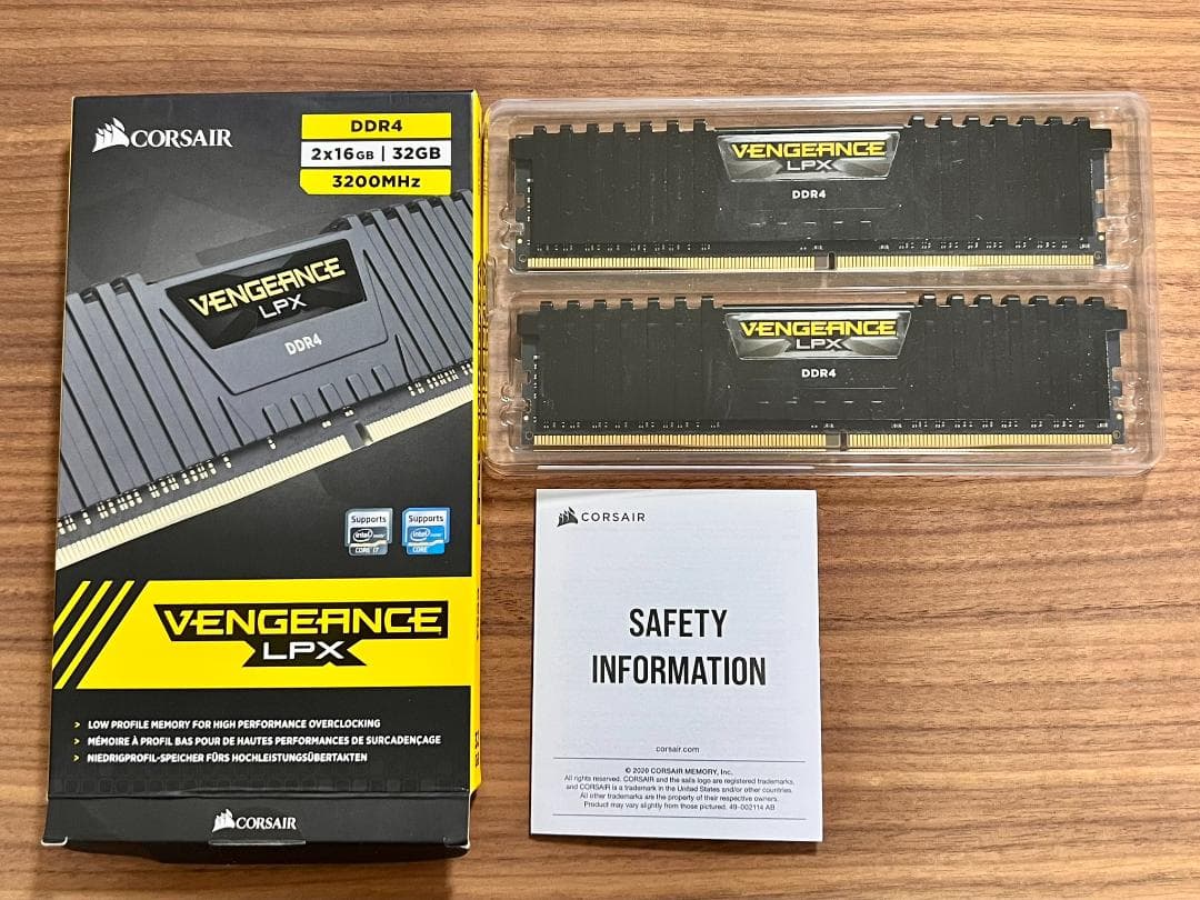 【Corsair】Vengeance DDR4 16GB×2 3200MHz Amazon | CORSAIR DDR4 メモリモジュール VENGEANCE LPX シリーズ 16GB