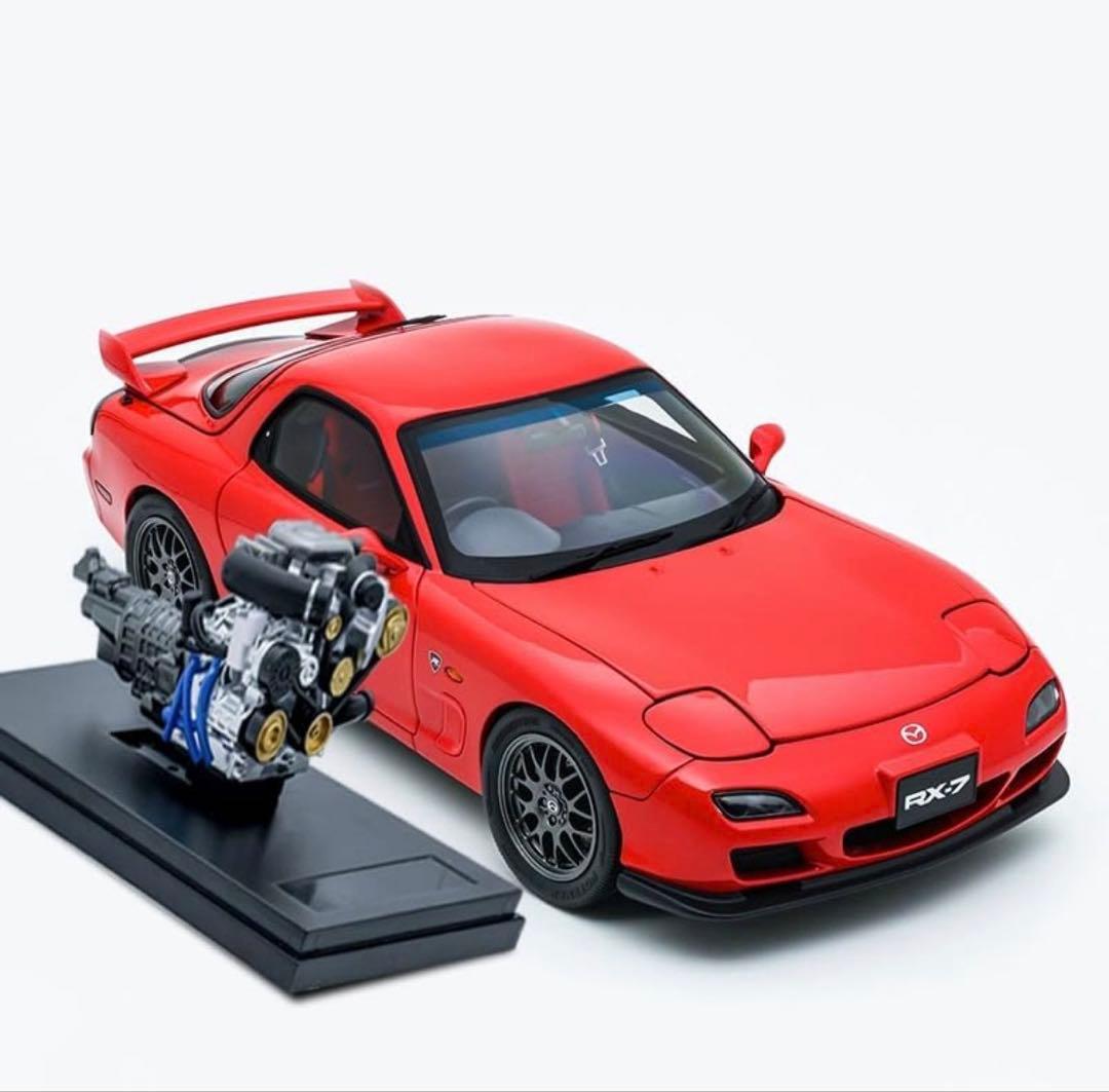1/18 マツダ RX-7 FD 赤Spirit R polar master